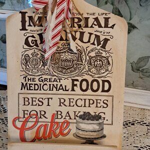 Restyled Wood Recipe Book Holder